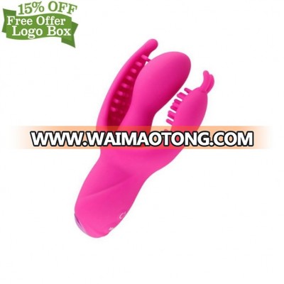 10 Speeds Women Clitoral Masturbation Rabbit Ears Vibrator Wonanizer Vagina Adult Sex Products