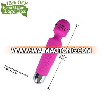 Women Powerful Mix Color Massager G-Spot Stimulation Masturbation Sex Vibrators